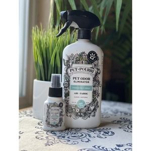 Pet-Pourri Odor Air + Fabric Odor Eliminator Spray, With FREE 1.4oz Travel Size
